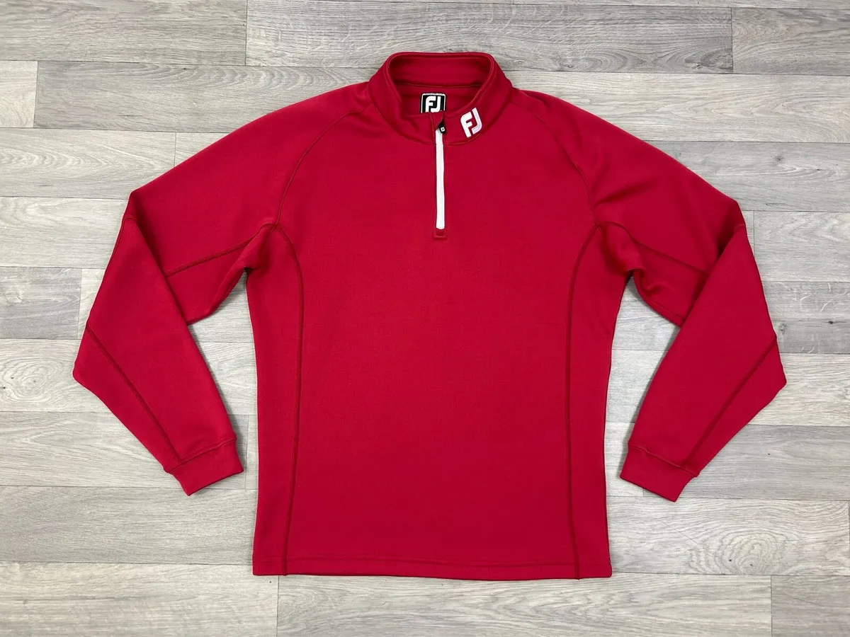 FootJoy FJ Half Zip Golf Jumper Mens Large - Image 1