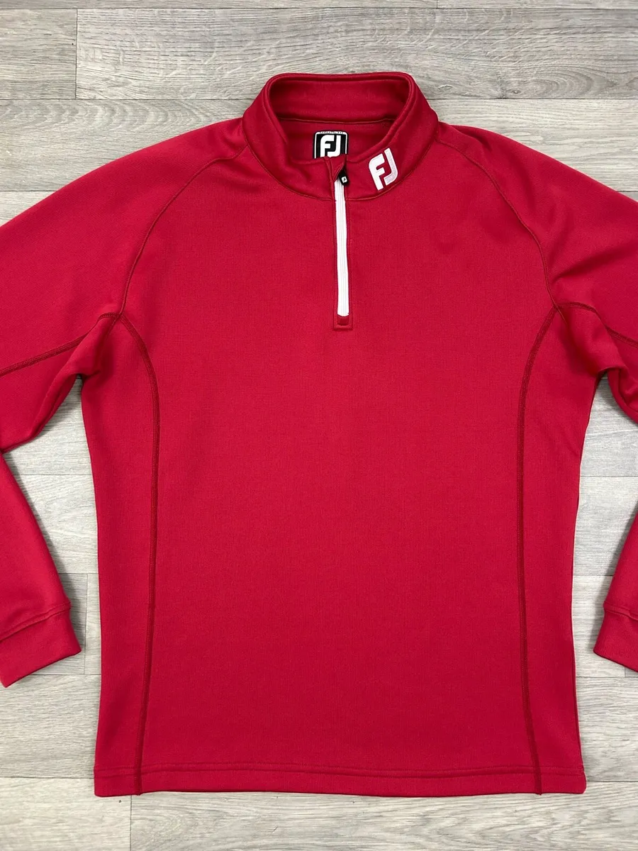 FootJoy FJ Half Zip Golf Jumper Mens Large - Image 2