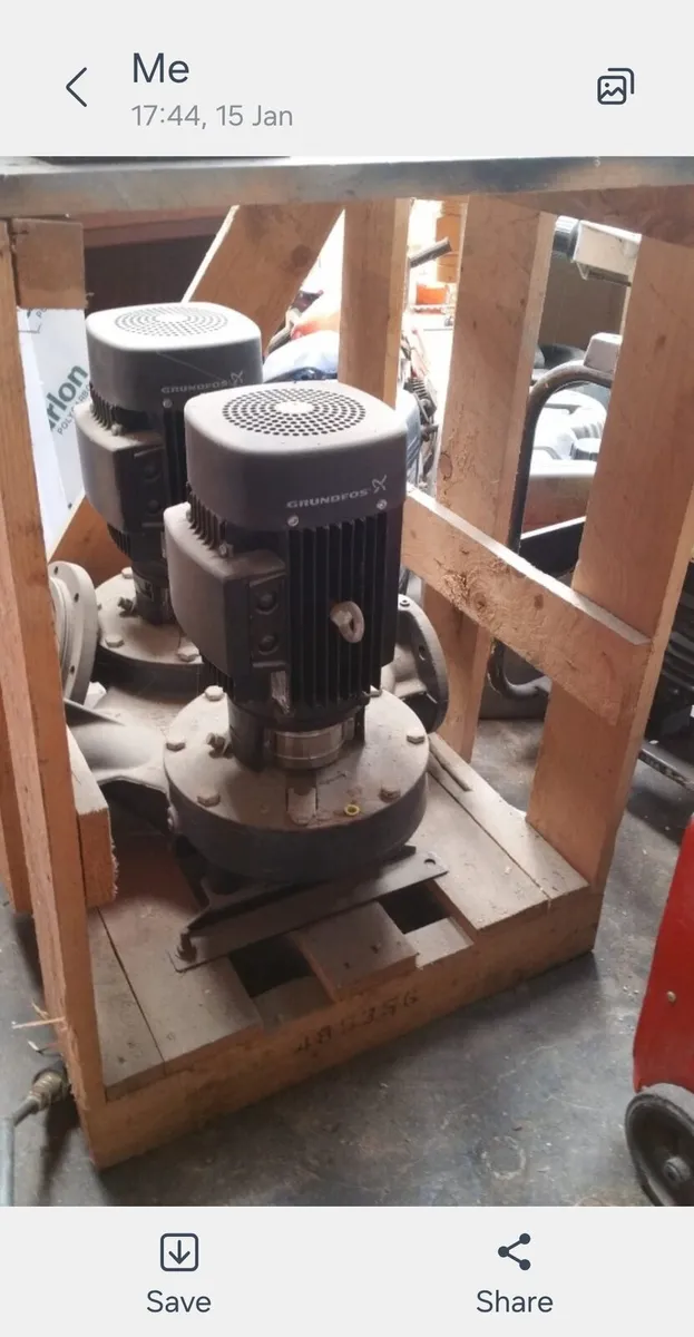 Single-stage centrifugal in-line twin-head pump - Image 1