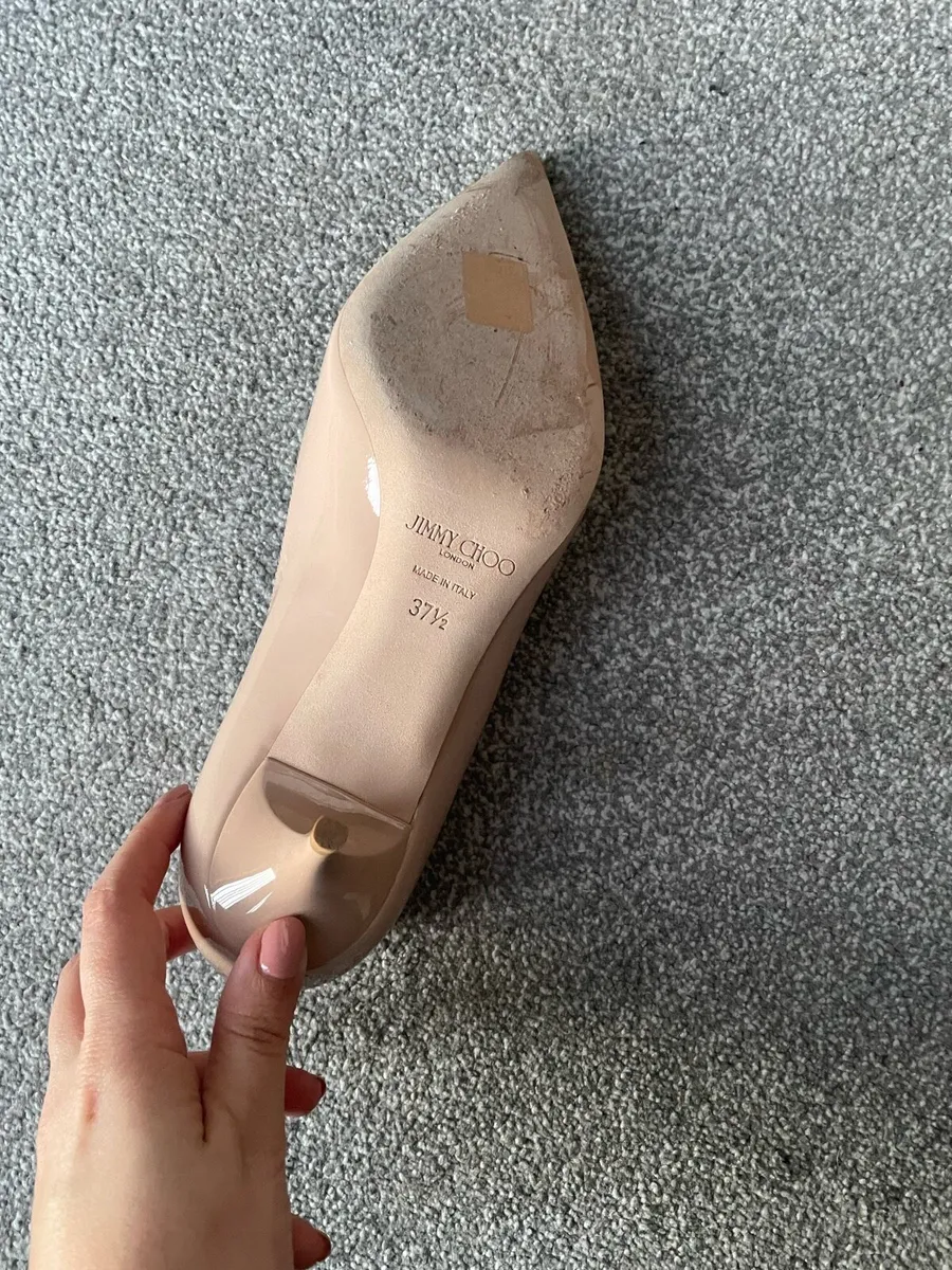 Jimmy Choo low heels in powder pink leather 37,5 - Image 4