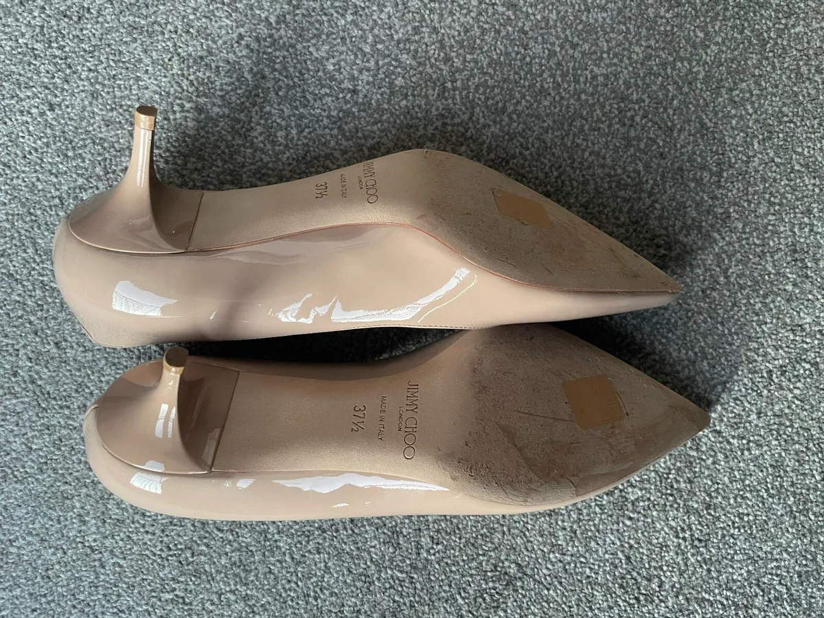 Jimmy Choo low heels in powder pink leather 37,5 - Image 2