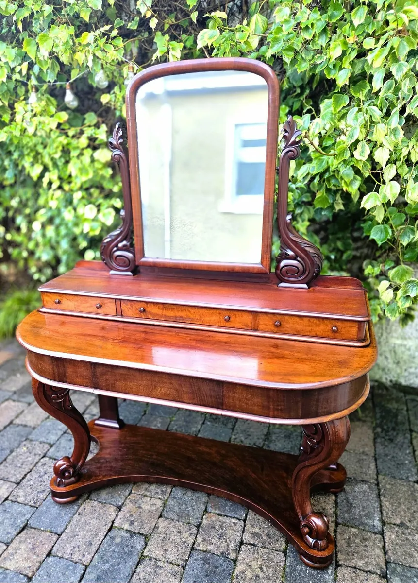 Victorian Duchess Dressing Table- Circa 1860 - Image 4
