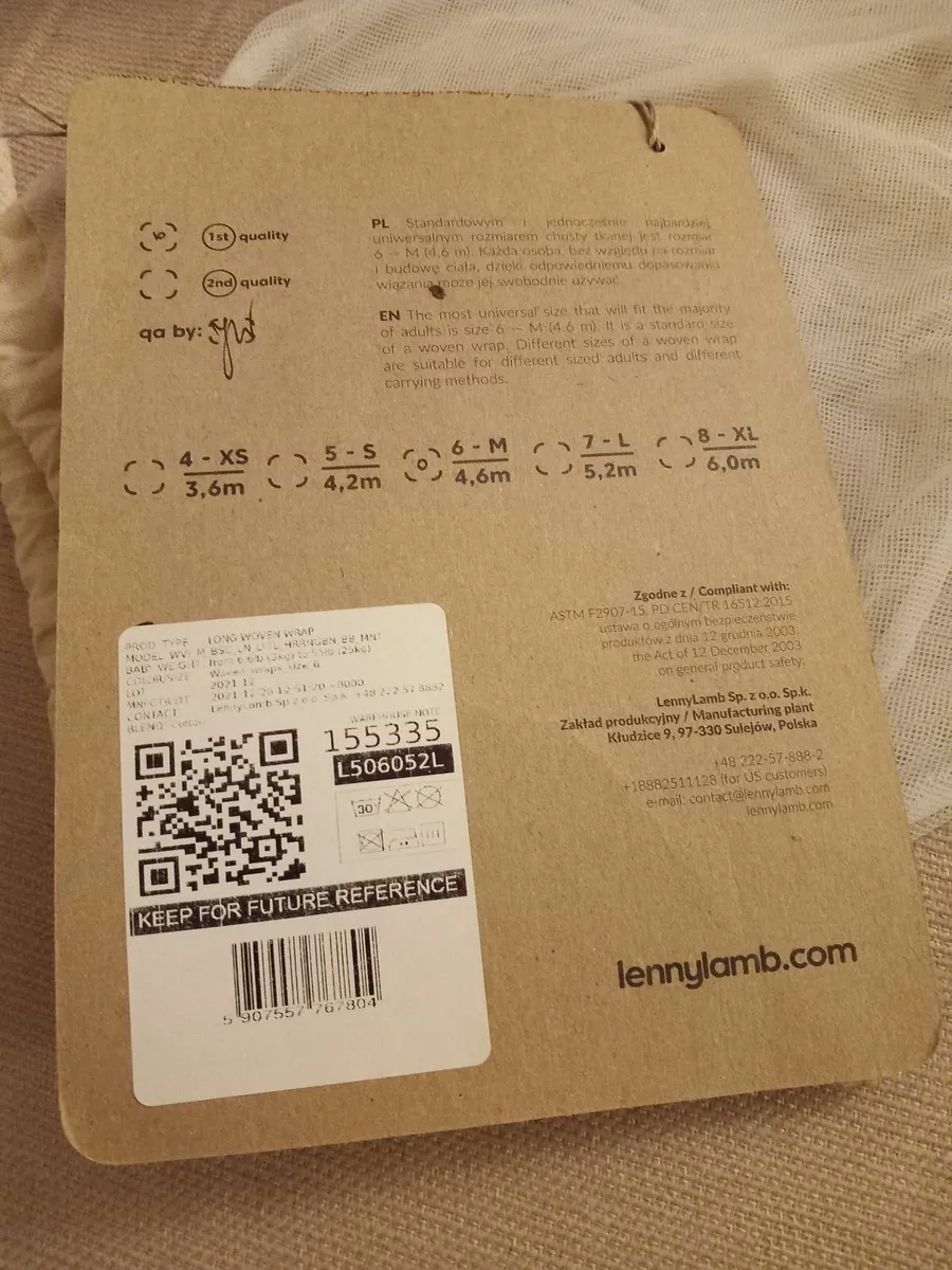 Woven baby wrap - Image 2