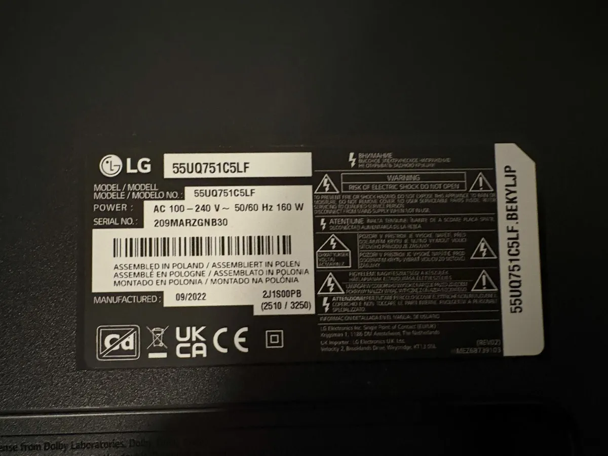 LG 55" 4K UHD Smart Television - Image 4