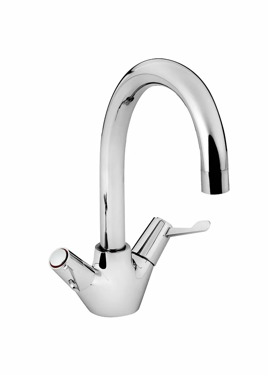 Value Sink Mixer with Durable Ceramic Disc Valves - Image 1