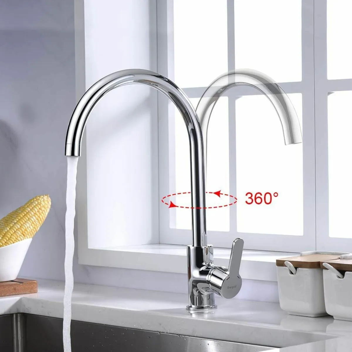 M14022 Kitchen Tap Sink Taps 360degrees Rotate - Image 3