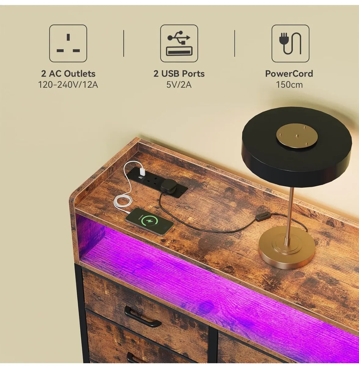 Chest of Drawers Bedroom - Image 4