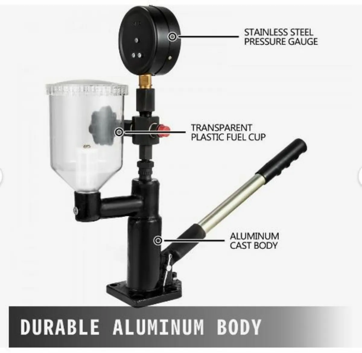 600 Bar Injector Tester 0.8L Fuel Pressure - Image 2
