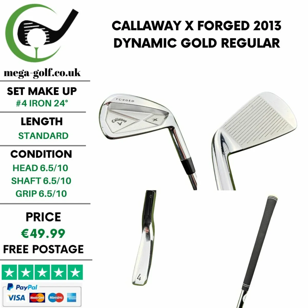 Callaway X Forged 2013 #4 Iron 24° / Regular - Image 1