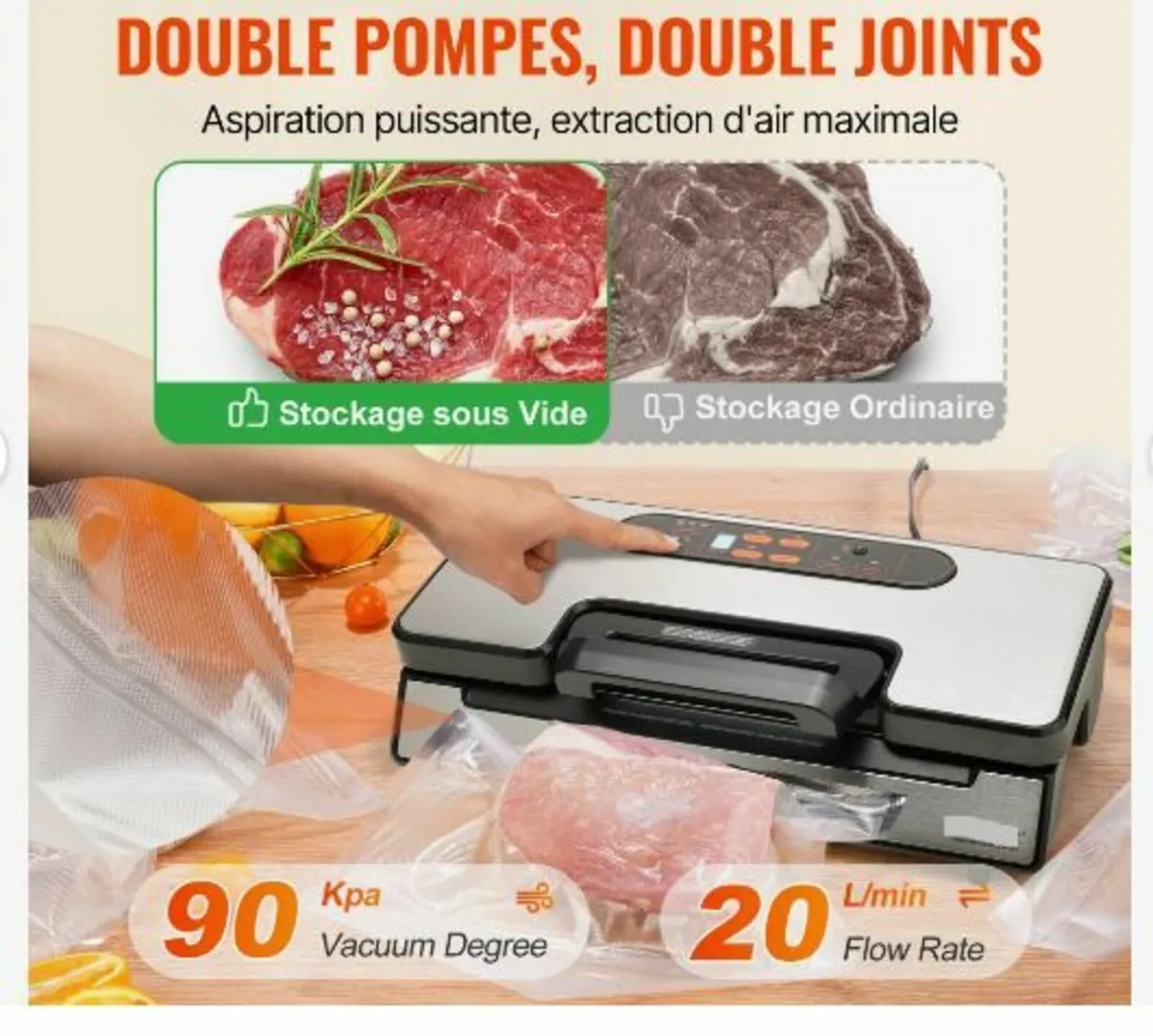 Vacuum Sealer Machine Food Preservation - Image 4