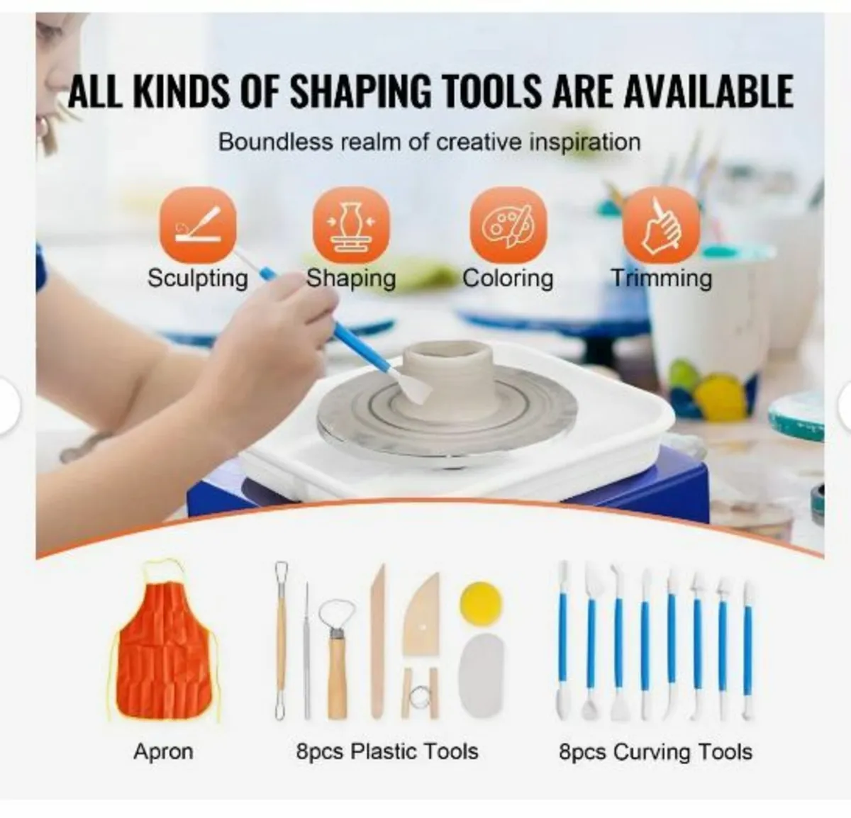 Pottery Wheel Mini Ceramic Wheel - Image 4