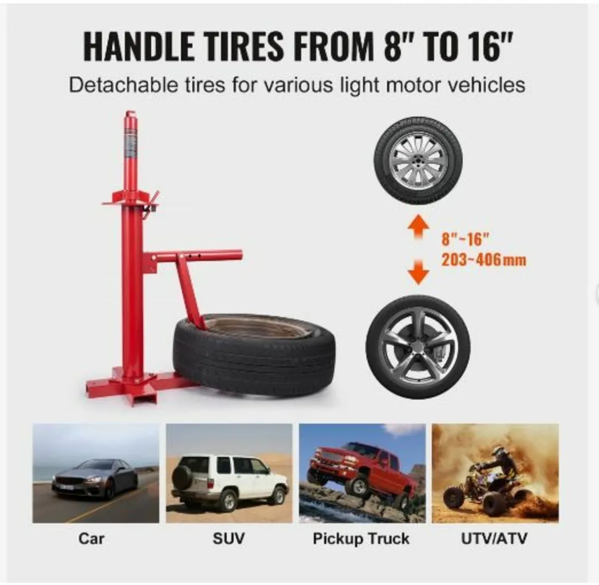 Portable Manual Tire Changer Bead Breaker Tool - Image 4