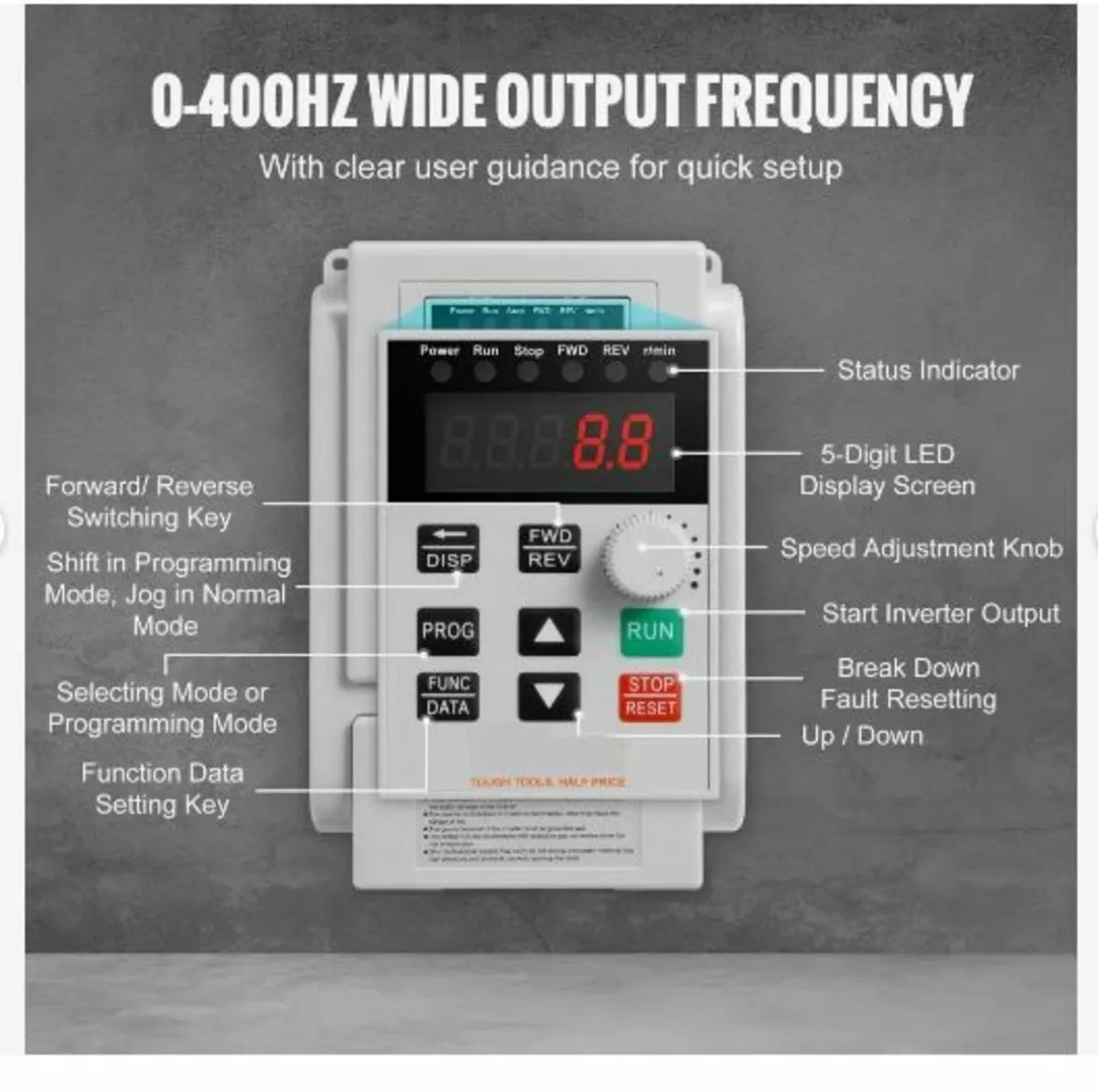 VFD 2.2KW 10A 3HP Variable Frequency - Image 3