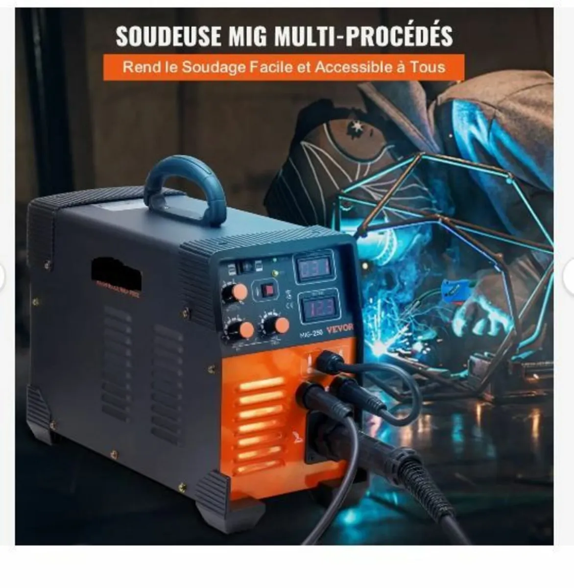 MIG Welder 250 Amp MIG TIG Arc Welder 3 in 1 - Image 2