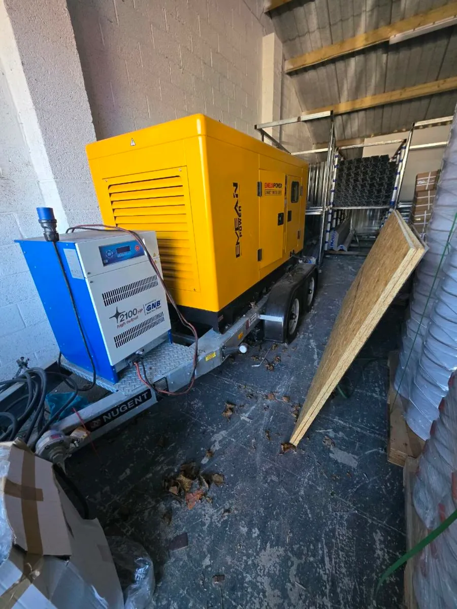 Genarator 60KVA Single phase with trailer - Image 2