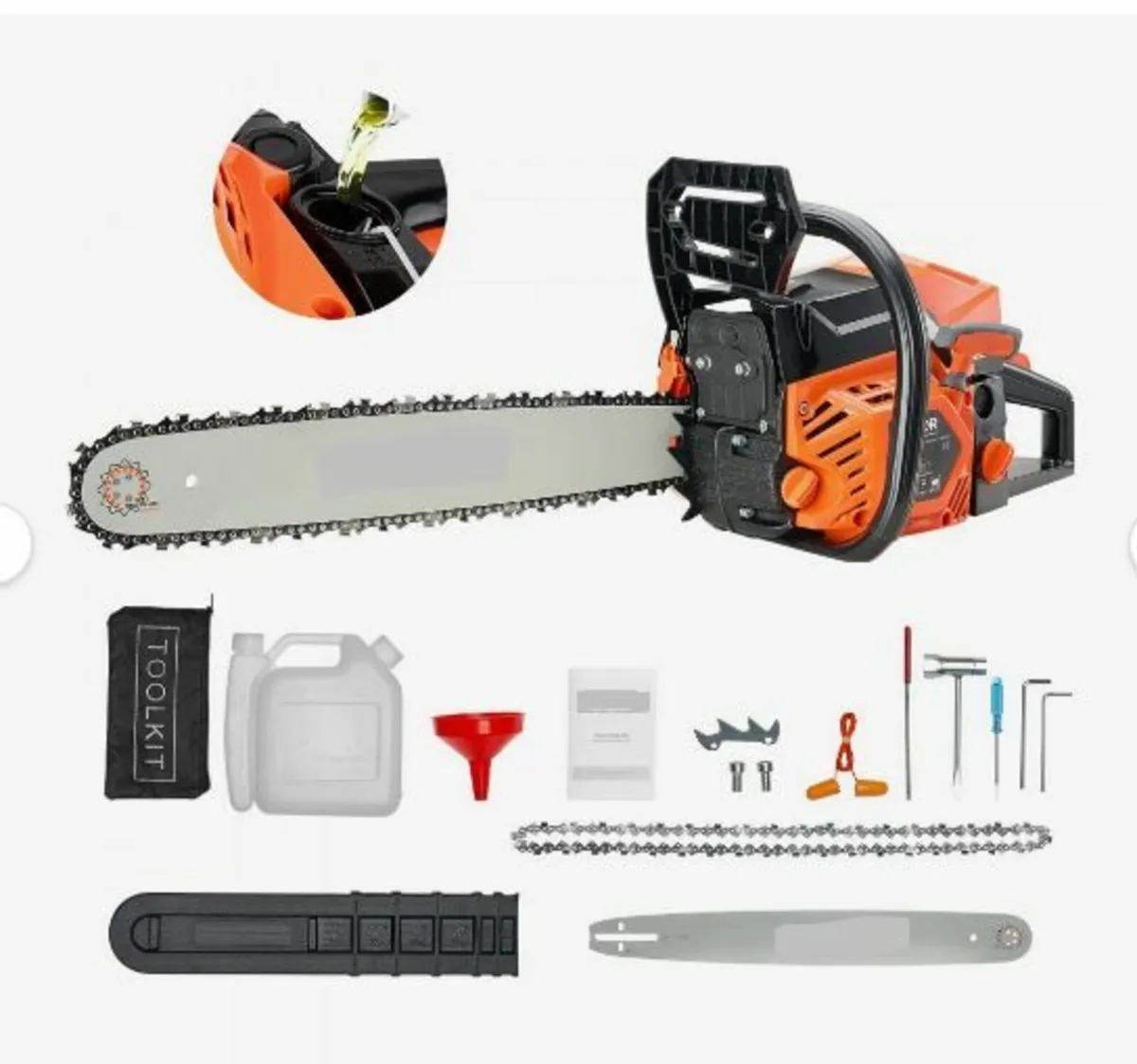 62 cc Gas Chainsaw, 20 inch Gas Powered Chainsaw - Image 3