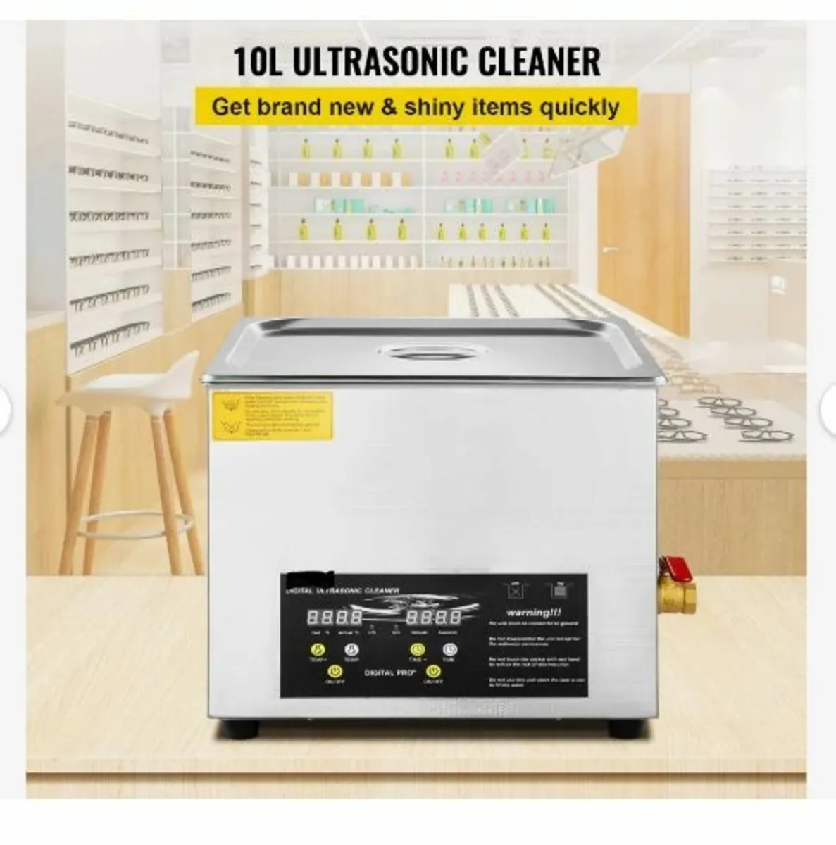 10L Upgraded Ultrasonic Cleaner (400W Heater - Image 3
