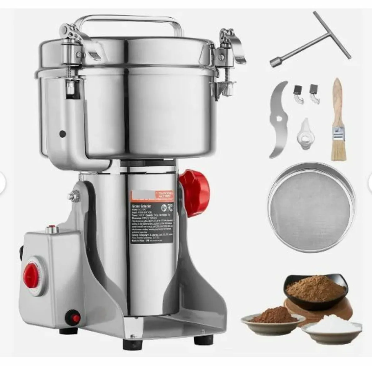2500g Electric Grain Mill Grinder - Image 1