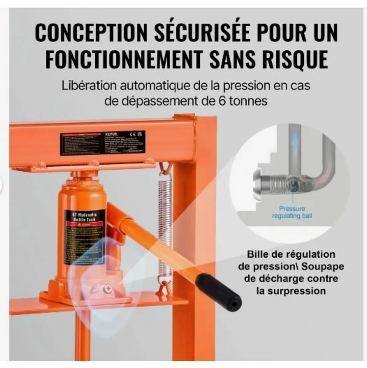 Hydraulic Shop Press 6 Ton - Image 2