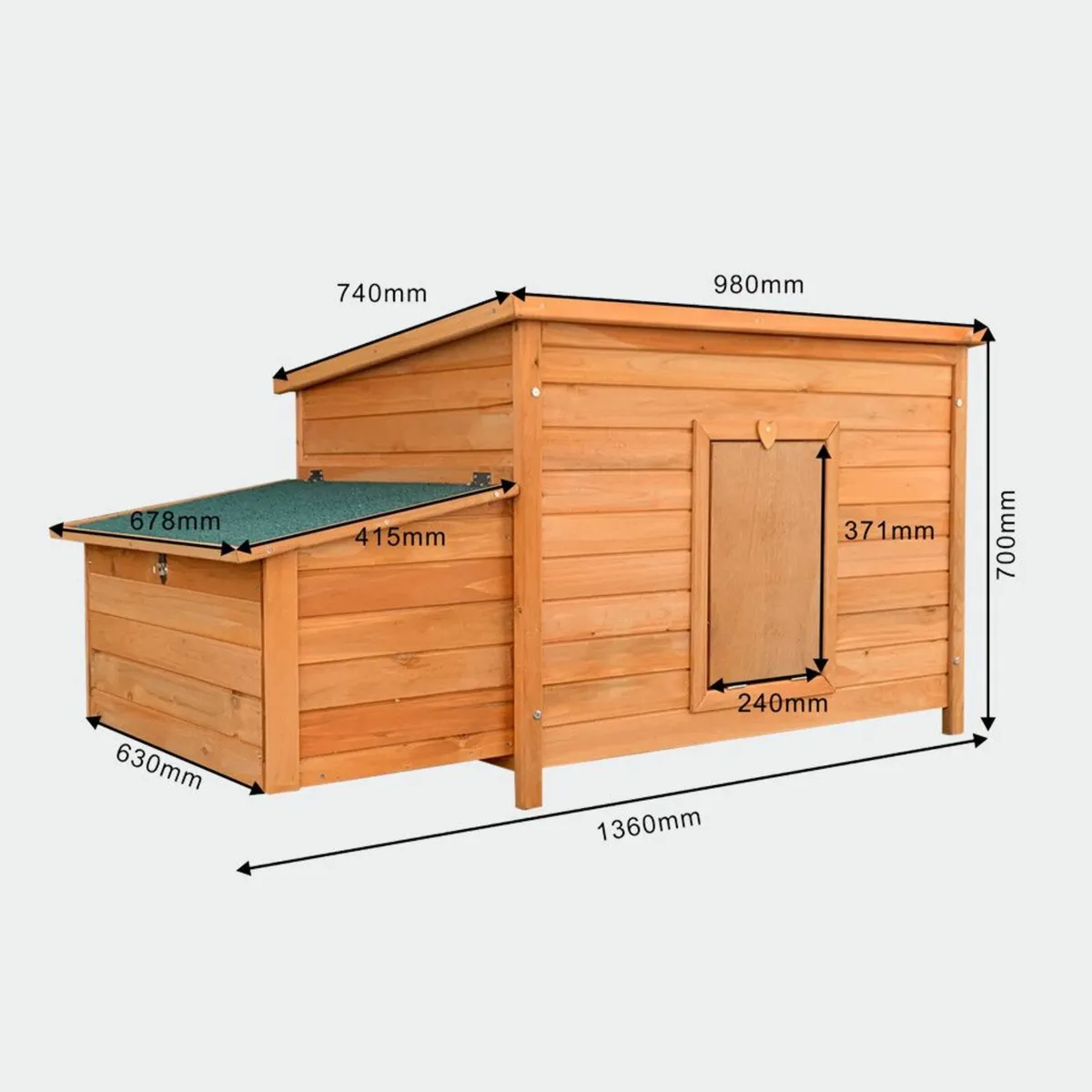 CHICKEN COOP WITH NESTING BOX..FREE DELIVERY - Image 4
