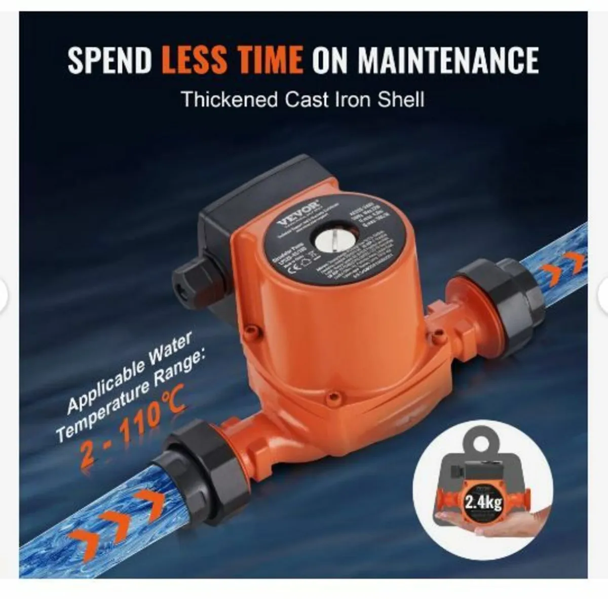 Hot Water Recirculating Pump - Image 3