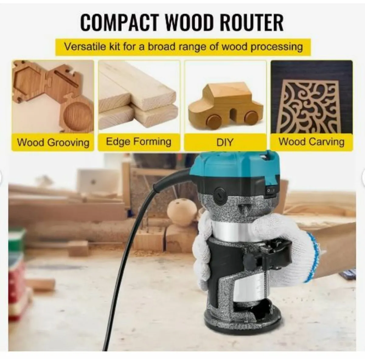 Router Tool, 710W Wood Router - Image 2