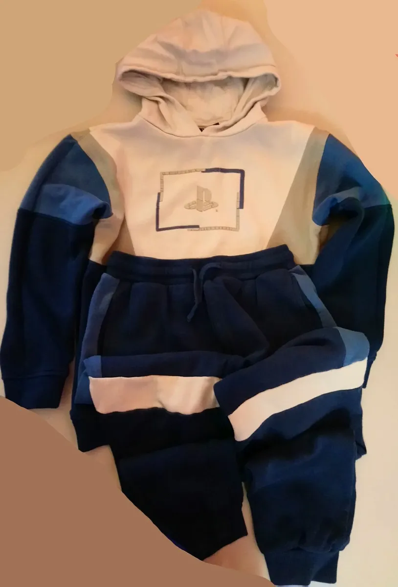 Original PLAYSTATION tracksuit jumper pants 8-10Y - Image 2