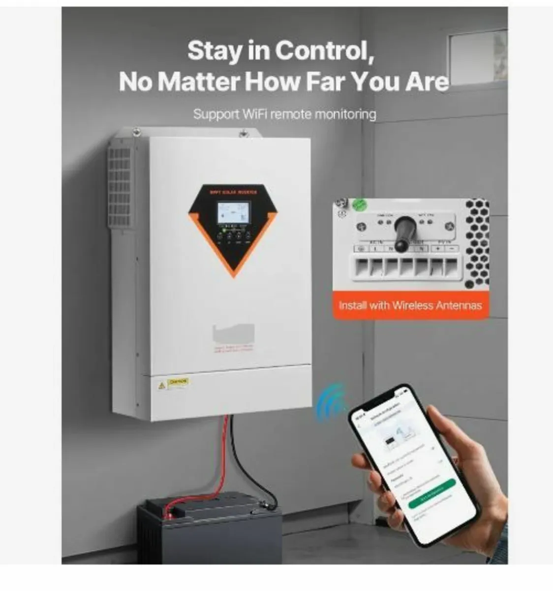 Hybrid Solar Inverter, 6000W - Image 4