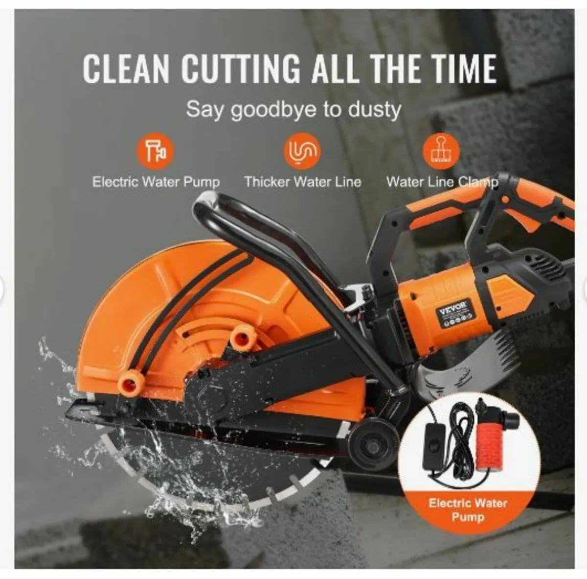 16"/40.6 cm Electric Concrete Saw - Image 2