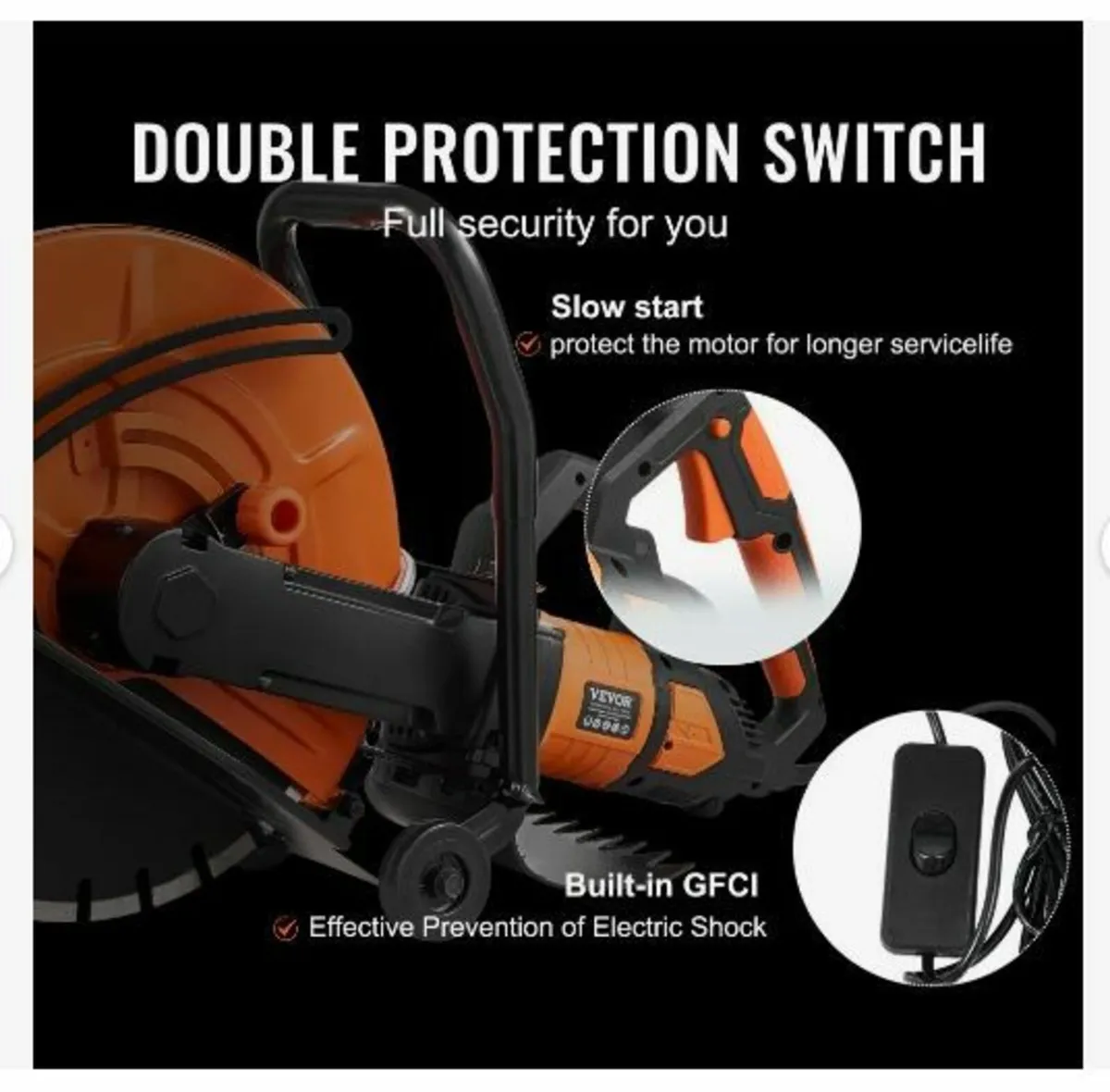 16"/40.6 cm Electric Concrete Saw - Image 3