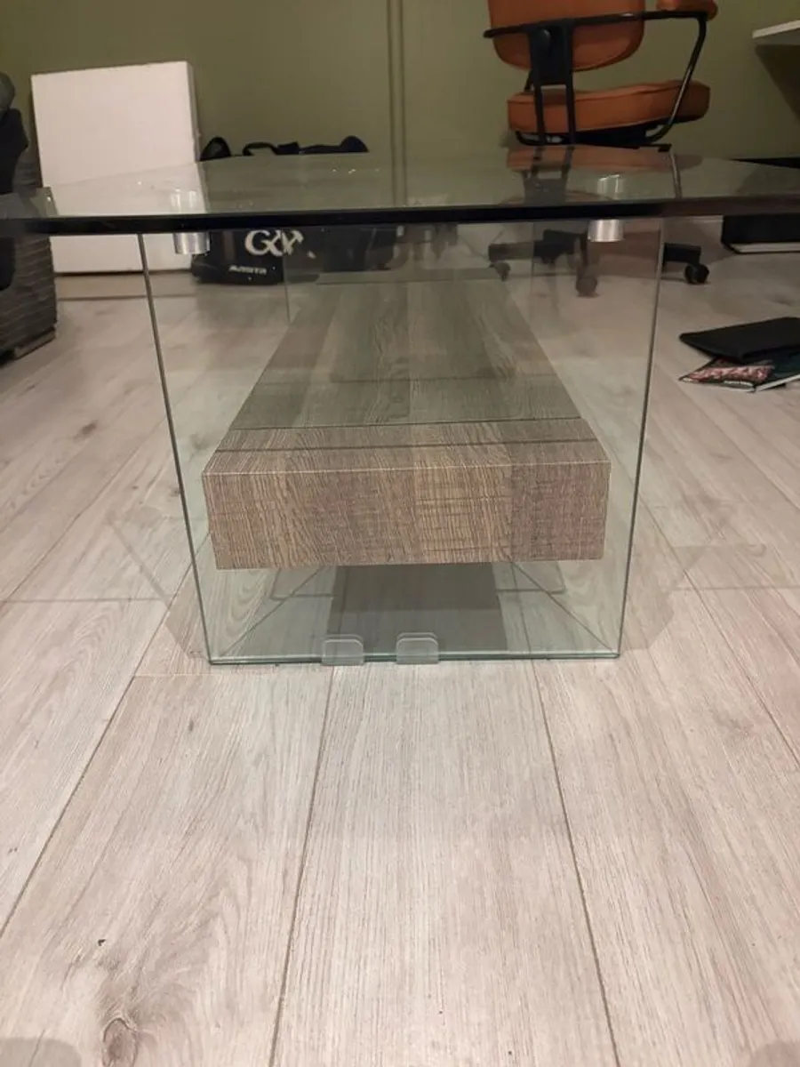 Glass coffee table - Image 2