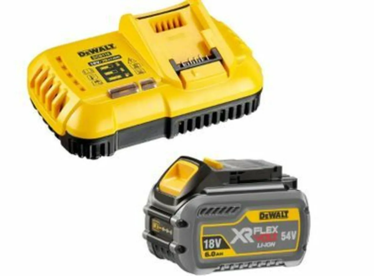 Dewalt Dcb546 54v 6ah And Dcb118 Fast Charger