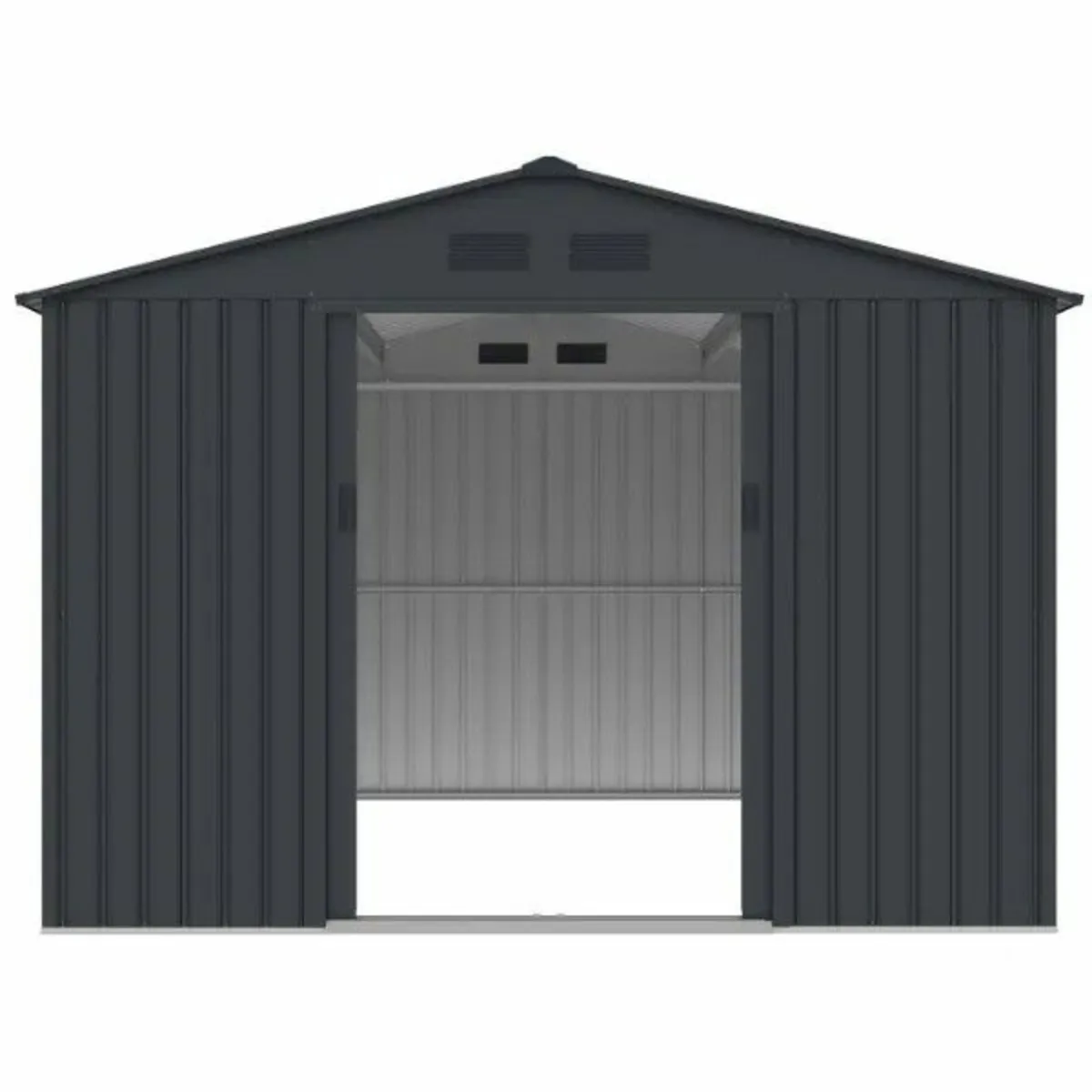 Apex Roof Metal Garden Shed – 9x10FT - Image 4