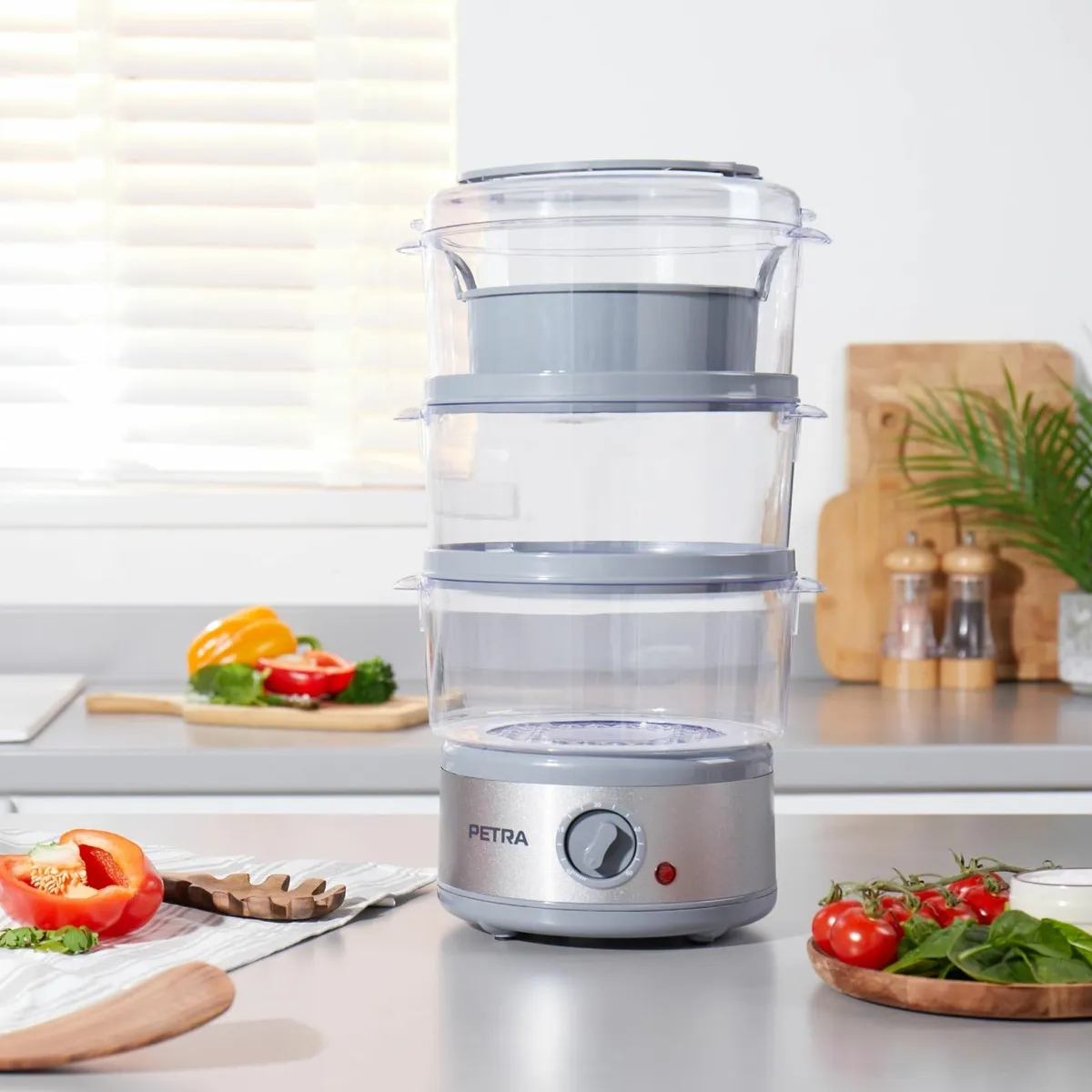 PT2726ZV2HEVDE 3-Stage Electric Steamer - 7.5L - Image 2