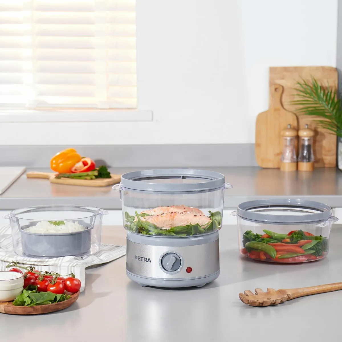 PT2726ZV2HEVDE 3-Stage Electric Steamer - 7.5L - Image 3