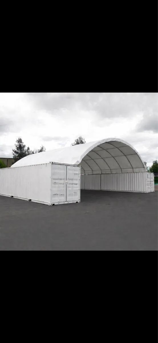 C4040E Container Shelter -Enclosed back wall - Image 2