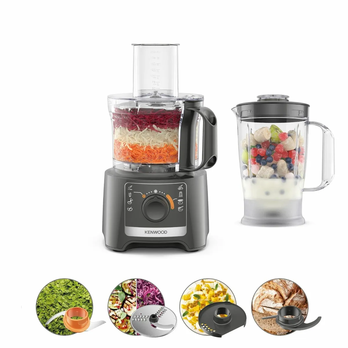 MultiPro Compact FDP31.170GY Food Processor with - Image 1