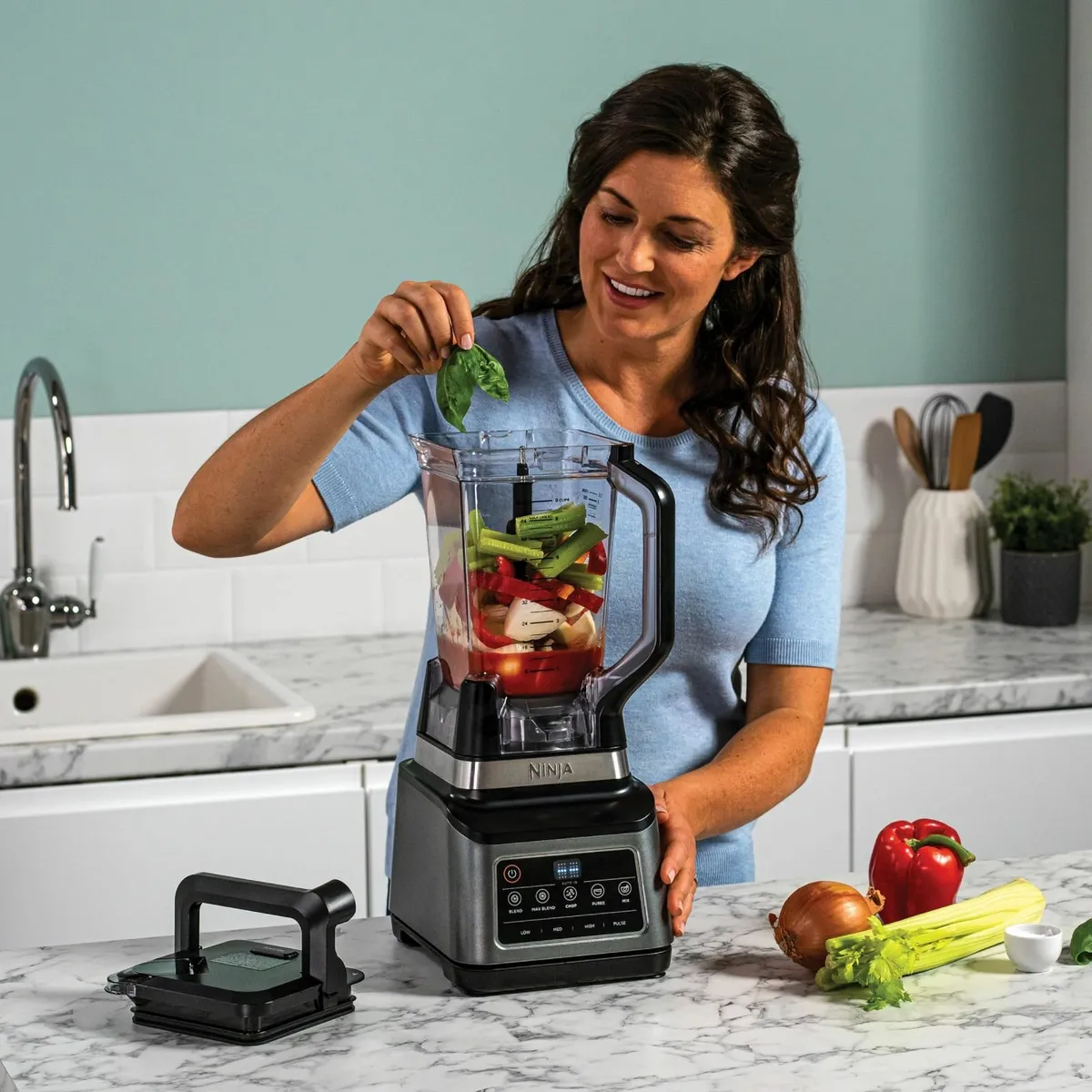3-in-1 Food Processor Blender with 5 Automatic - Image 3