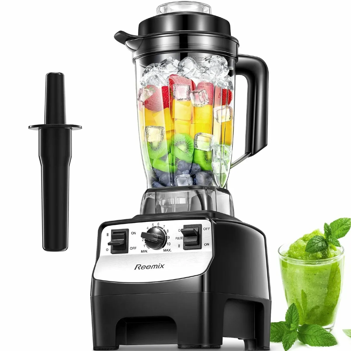 Smoothie Maker 2000W Food Blender with 10 Speeds - Image 1