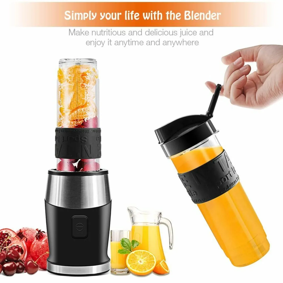 Blender Smoothie Maker 700W Portable Food Chopper - Image 4