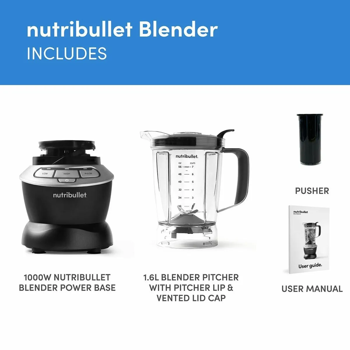 Hot and Cold Blender - Full Size 1.6L Jug - Image 3