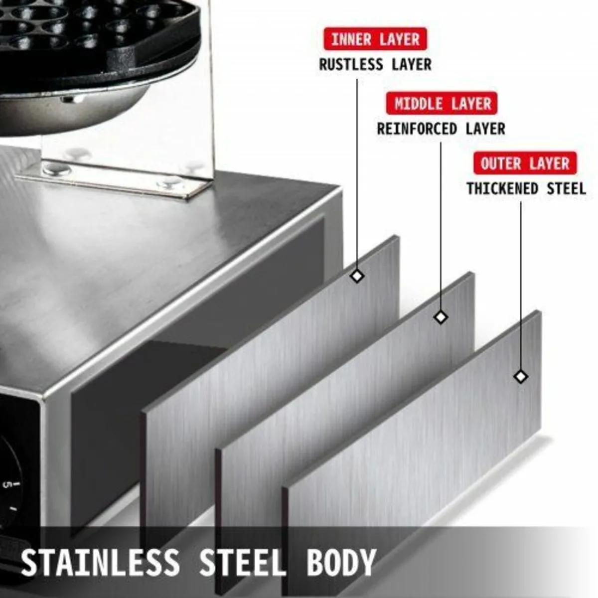 Commercial Donut and Waffle Maker Machine - Image 4