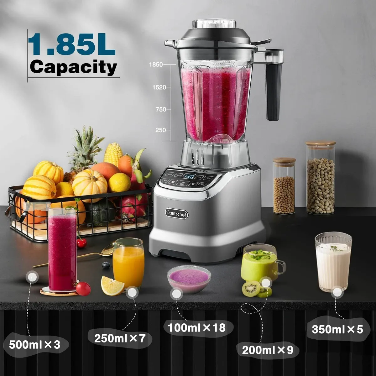 Blender Smoothie Maker with Two Ways 1800W - Image 4