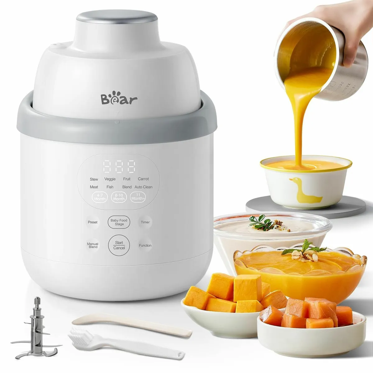 NutriEase AllStage Stainless Steel Baby Food - Image 1