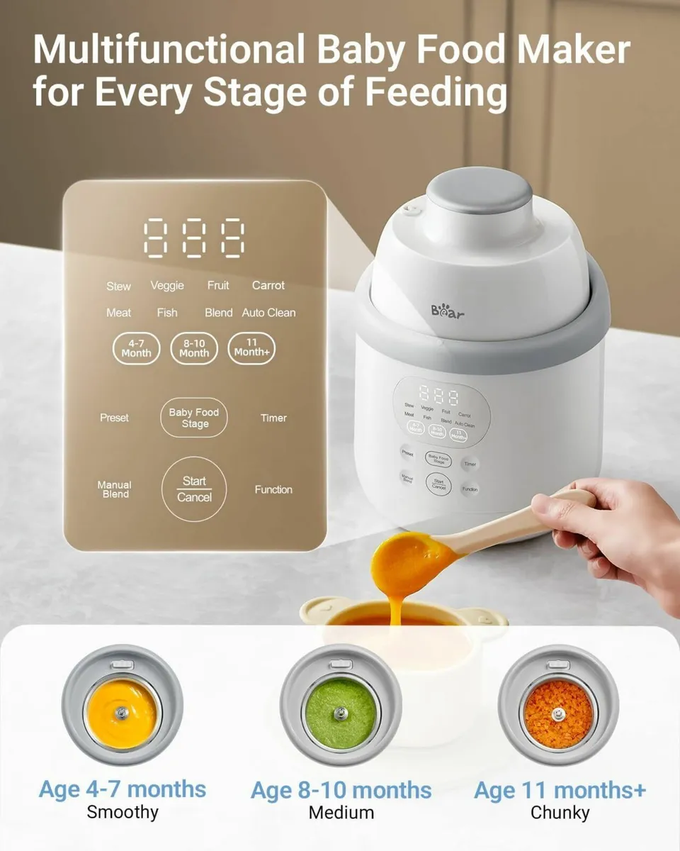 NutriEase AllStage Stainless Steel Baby Food - Image 2
