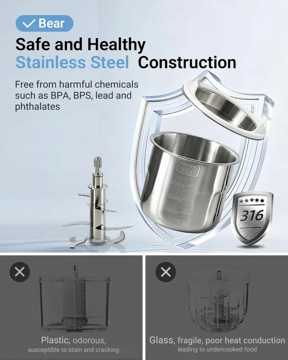 NutriEase AllStage Stainless Steel Baby Food - Image 3