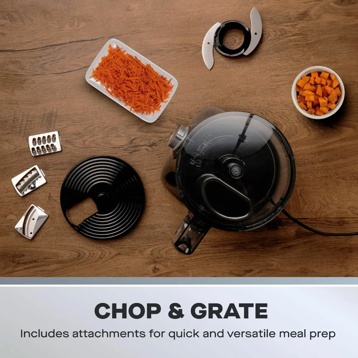 SDA2100 750W Plastic Compact Food Processor with - Image 2