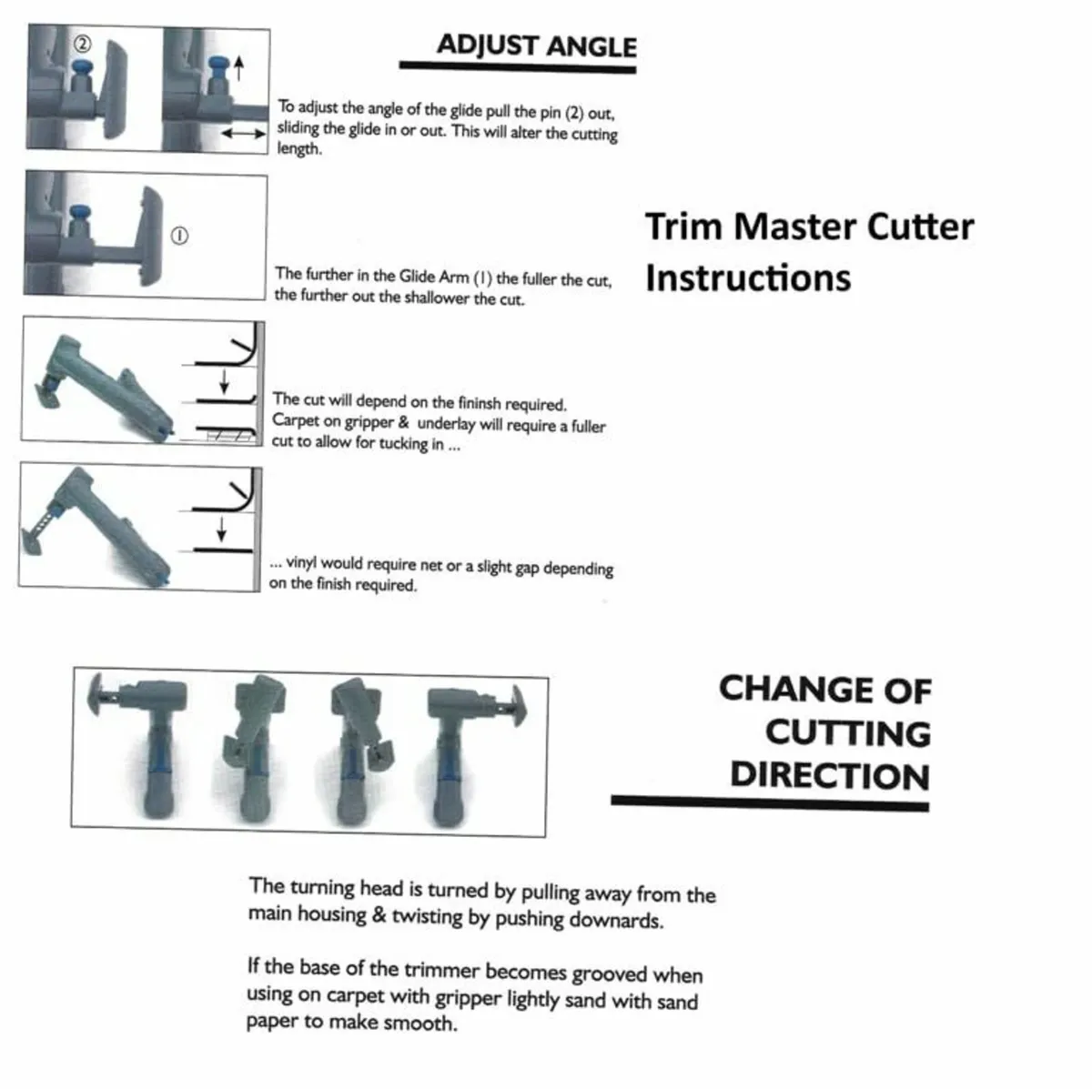Trim Master Cutter Carpet Vinyl – Precision - Image 3