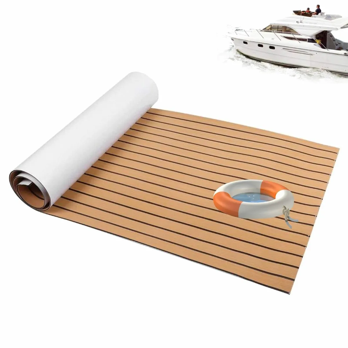 EVA Foam Teak Floor Decking Sheet Marine Boat - Image 1