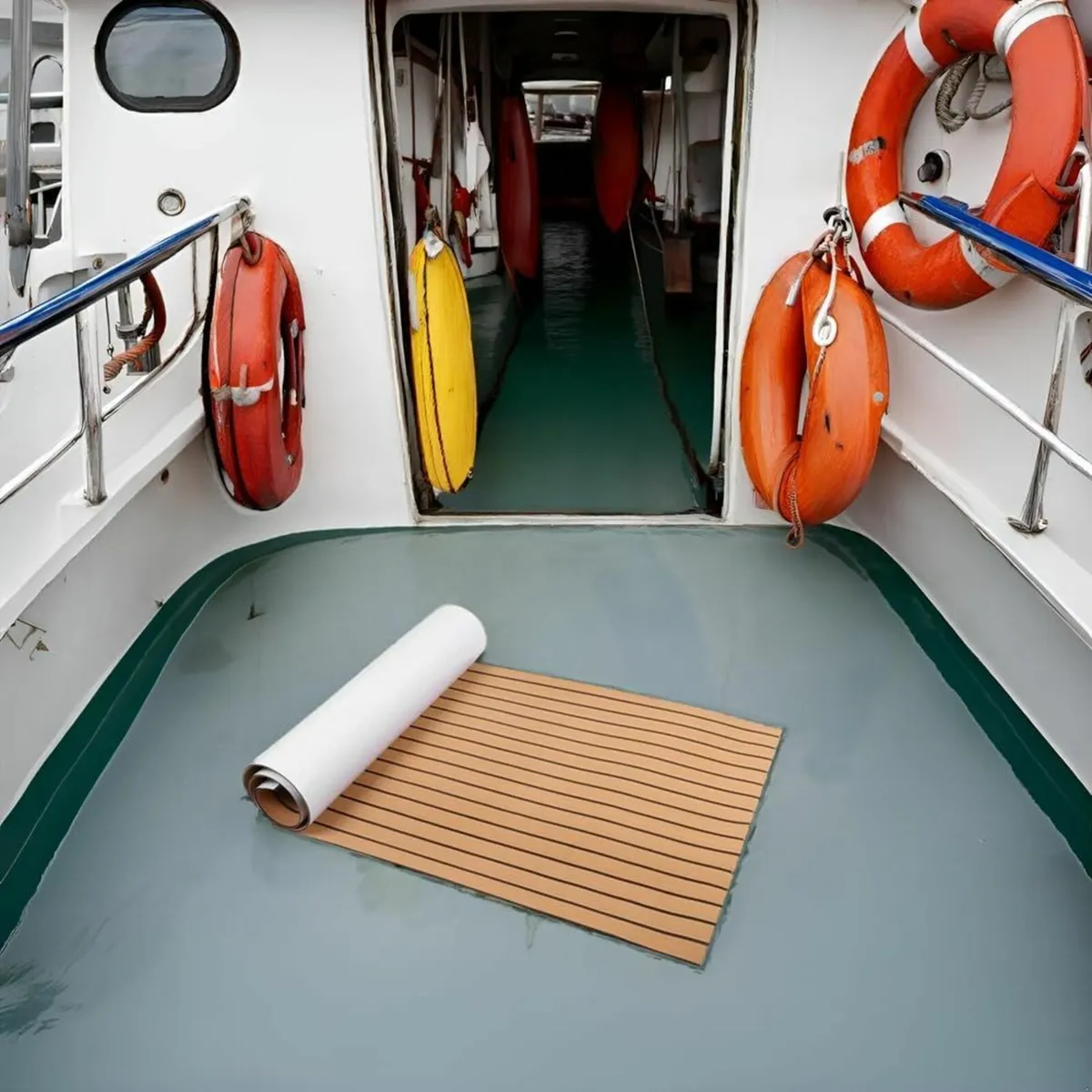 EVA Foam Teak Floor Decking Sheet Marine Boat - Image 2